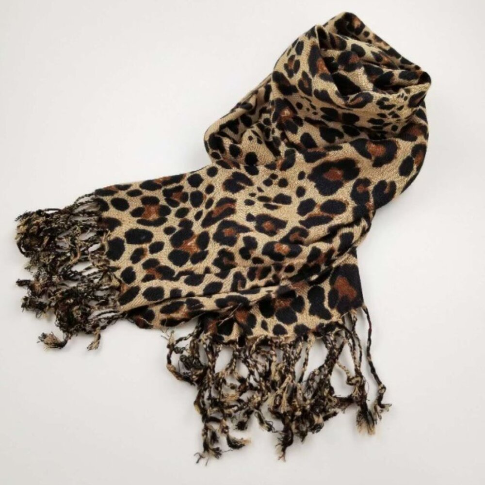 Leopard Print Scarf